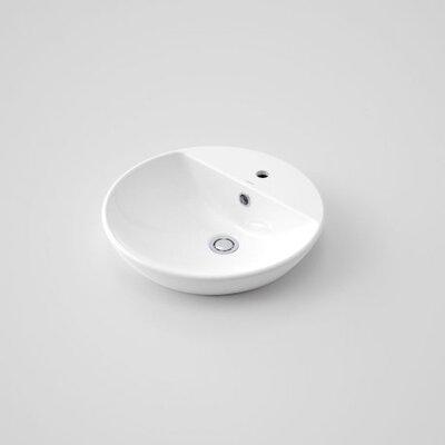 Caroma Orbis Inset Basin White 1Th - Burdens Plumbing
