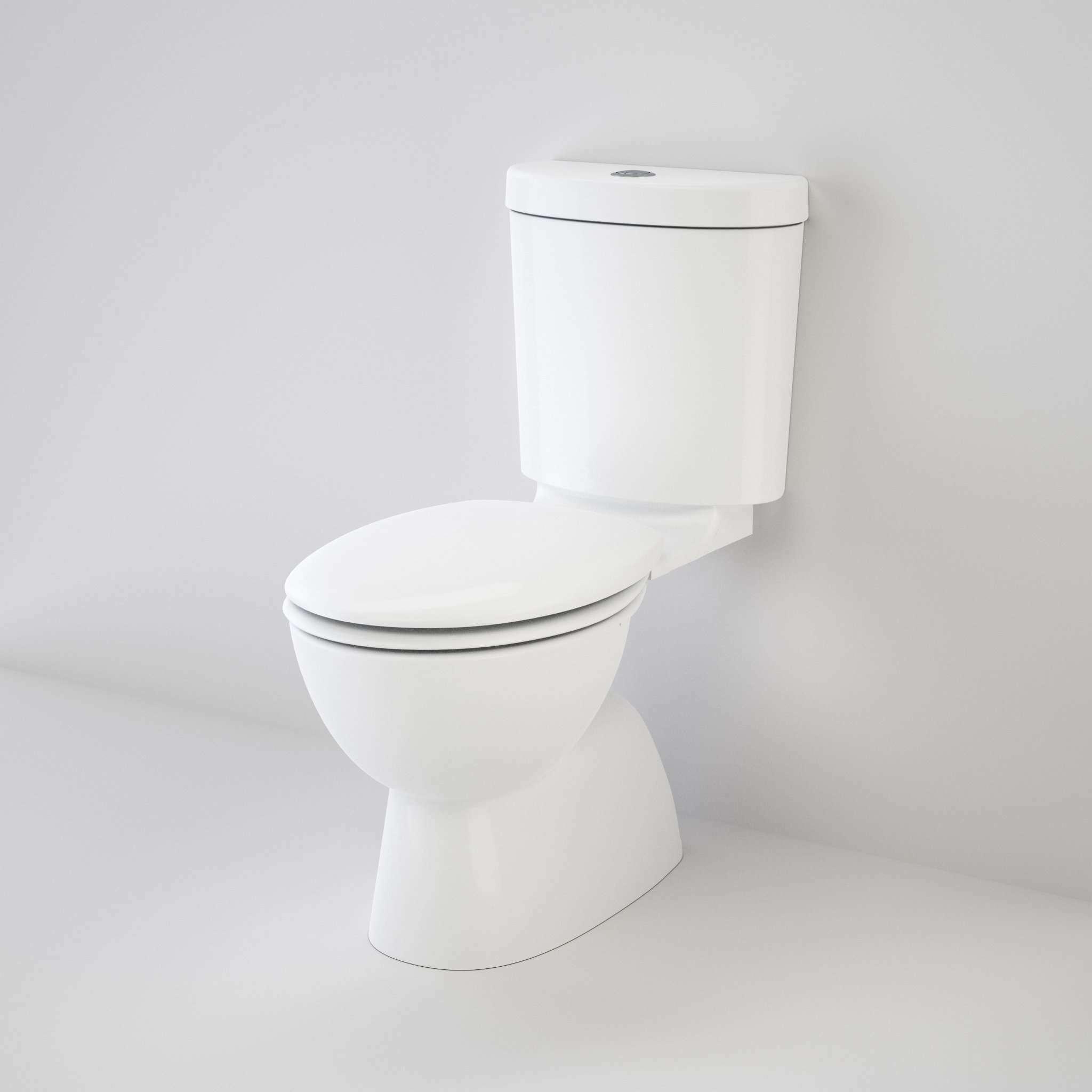 Caroma Profile/Trident Connector S Trap Suite Std Seat White - Burdens Plumbing
