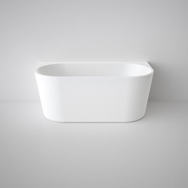 CAROMA URBANE II 1400 BACK TO WALL FREESTANDING BATH WHITE AU4WFW - Burdens Plumbing