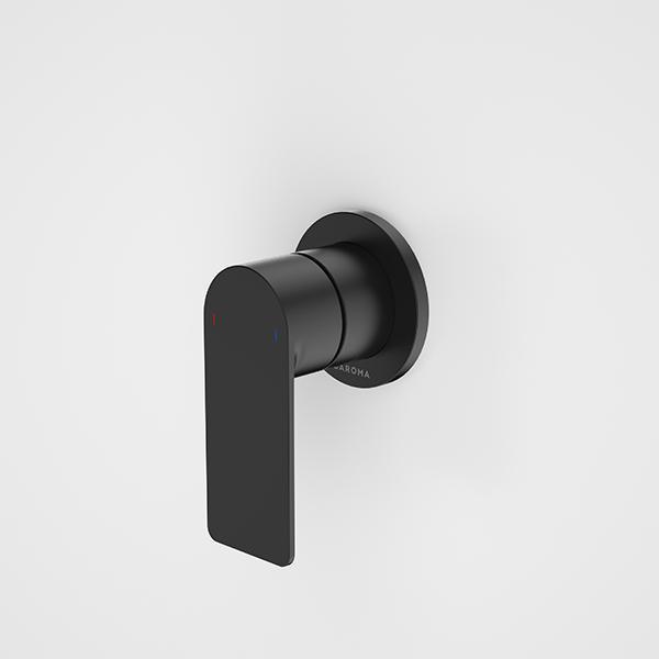 Caroma Urbane II Bath/Shower Mixer Round Matte Black - Burdens Plumbing