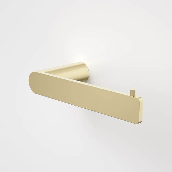 Caroma Urbane II Toilet Roll Holder Brushed Brass - Burdens Plumbing
