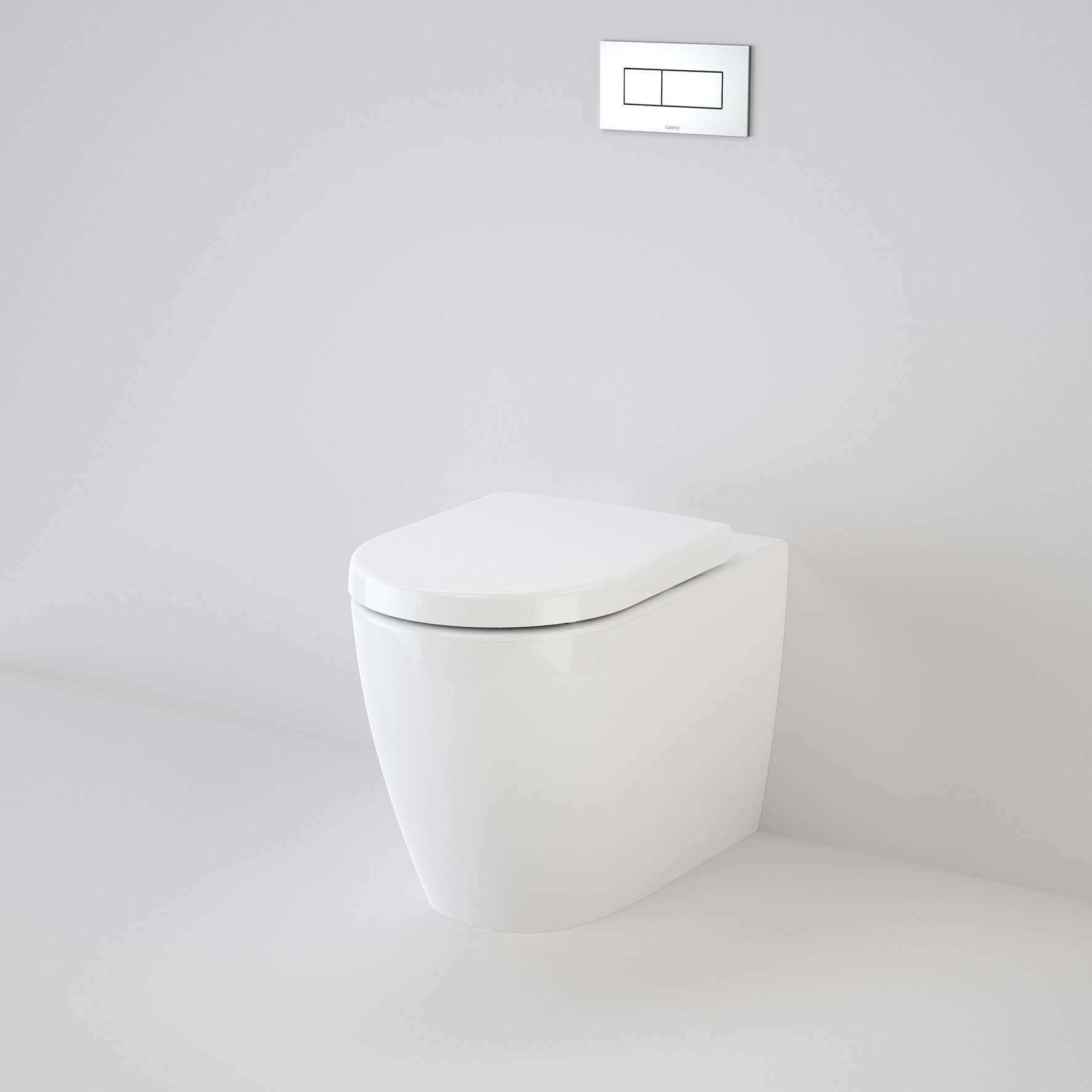 Caroma Urbane Wall Face Invisi Pan Only ++ No Seat ++ Bi Wht - Burdens Plumbing