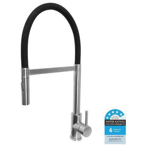 Castano Belluci Sink Mixer Stainless Steel - Burdens Plumbing