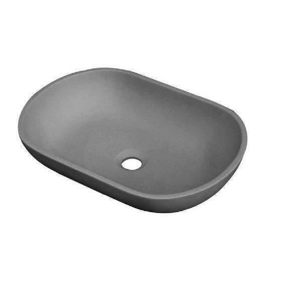 Castano Positano Ss Teardrop Basin Concrete Posovssbc - Burdens Plumbing