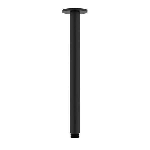 Clark Ceiling Arm 300mm - Matte Black - Burdens Plumbing