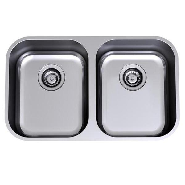 Clark Monaco Double Bowl Undermount Kitchen Sink - Burdens Plumbing