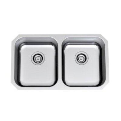 Clark Polar Double Bowl Undermount S/Steel Sink - Burdens Plumbing