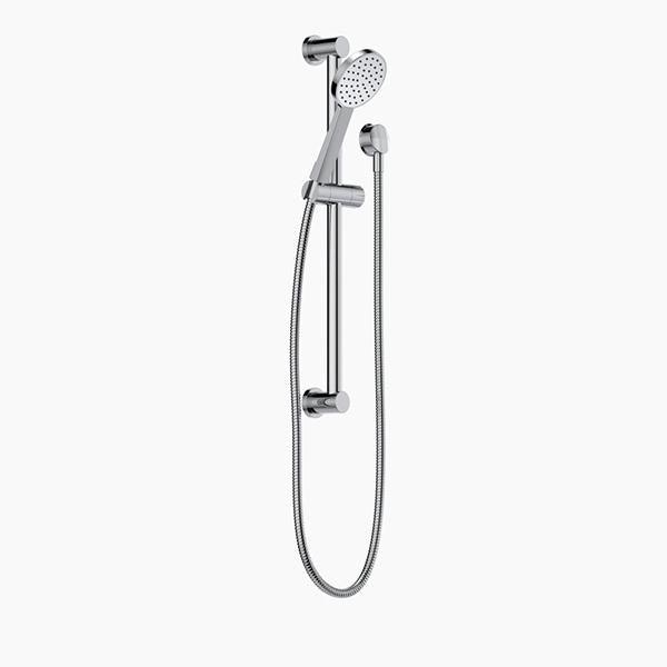 Clark Round Basic Rail Shower - Chrome - Burdens Plumbing