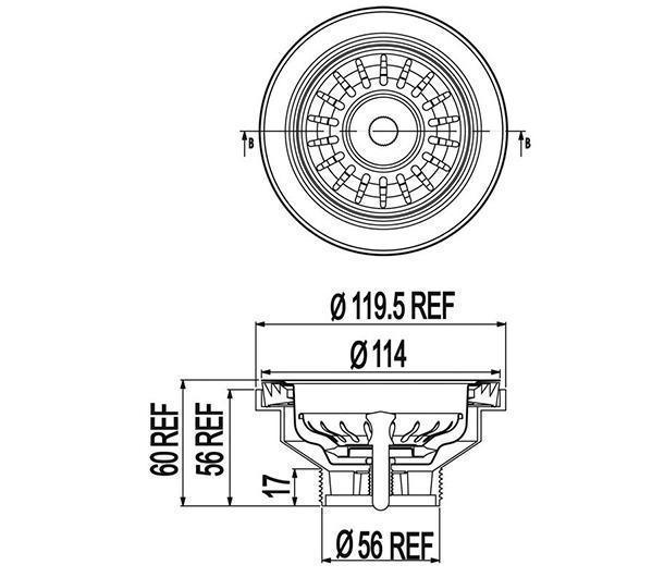 Clark Round Bowl S/Steel Sink Overmout 4010 - Burdens Plumbing