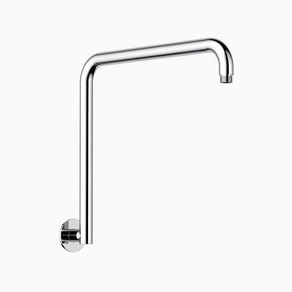 Clark Upswept Wall Arm 400mm - Chrome - Burdens Plumbing
