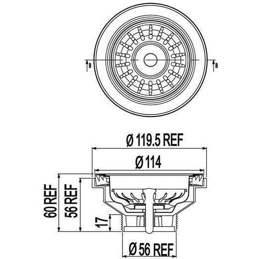 Clark Vital 1.5 End Bowl Kitchen Sink - Burdens Plumbing