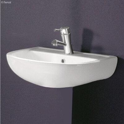 Compact Wall Basin 550 (1 Tap)(Fienza P#:601201W) - Burdens Plumbing