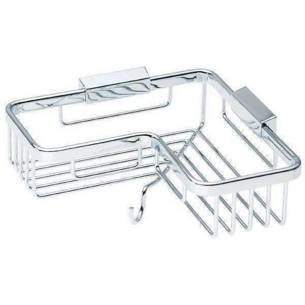Con-Serv Corner Basket With Hook Chrome Wb006C - Burdens Plumbing