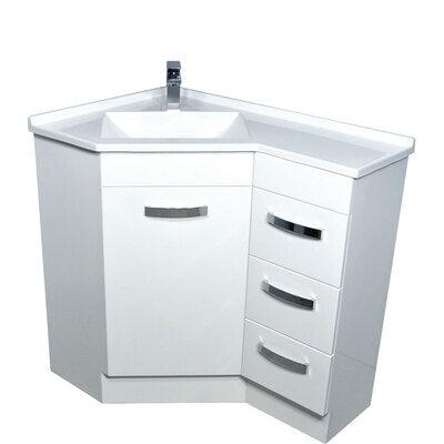 Corner Vanity 600 X 900mm Right Hand Drawers(Fienza P#:Pc6090) - Burdens Plumbing