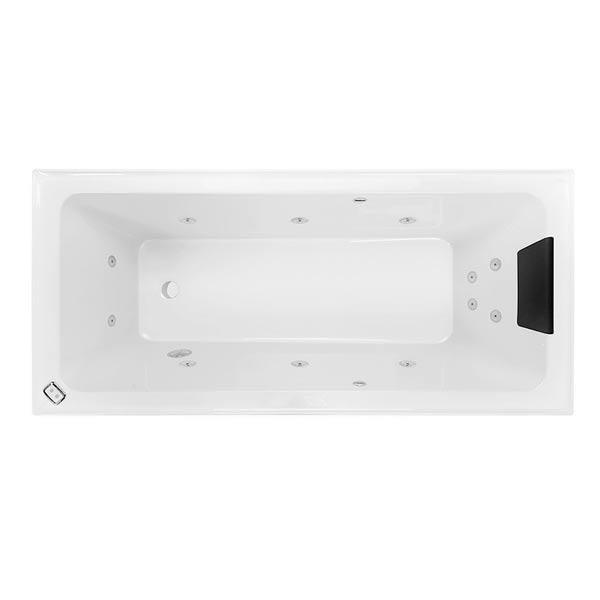 Cortez 1520 Contour 12 Jets White(Decina P#:Co1525Cnspawc) - Burdens Plumbing