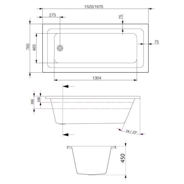 Cortez 1670 Contour 12 Jets White(Decina P#:Co1675Cnspawc) - Burdens Plumbing