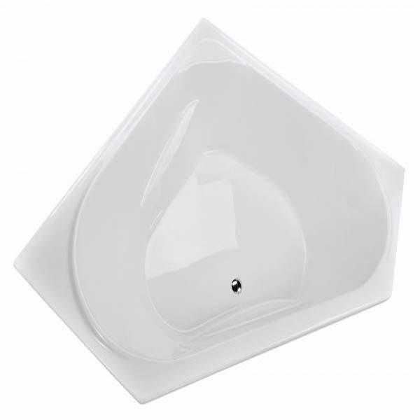 Decina Angelique Bath 1295 X 1295 X 480 White - Burdens Plumbing