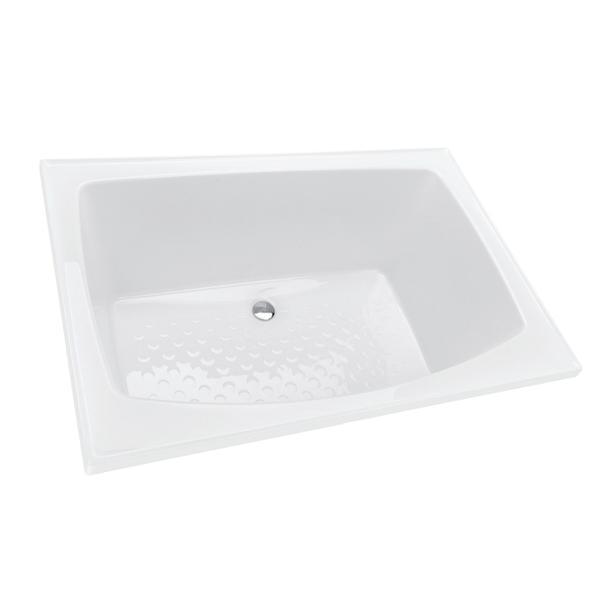 Decina Azzuro Inset Shower Bath 1200mm - Burdens Plumbing
