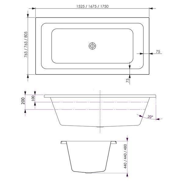 Decina Carina 1675 Contour 12 Jets Spa Wh/Cp Ca1675Cnspaw - Burdens Plumbing