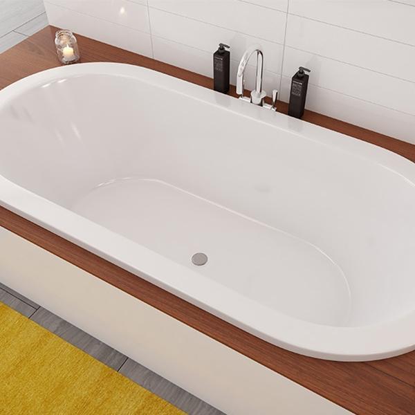 Decina Caval 1800mm Island Bath - Burdens Plumbing