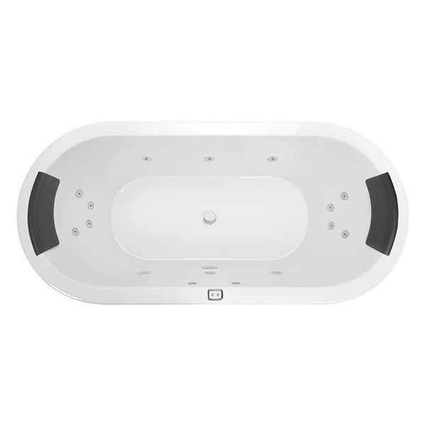 Decina Caval Contour 14-Jet Spa Bath 1800mm - Burdens Plumbing