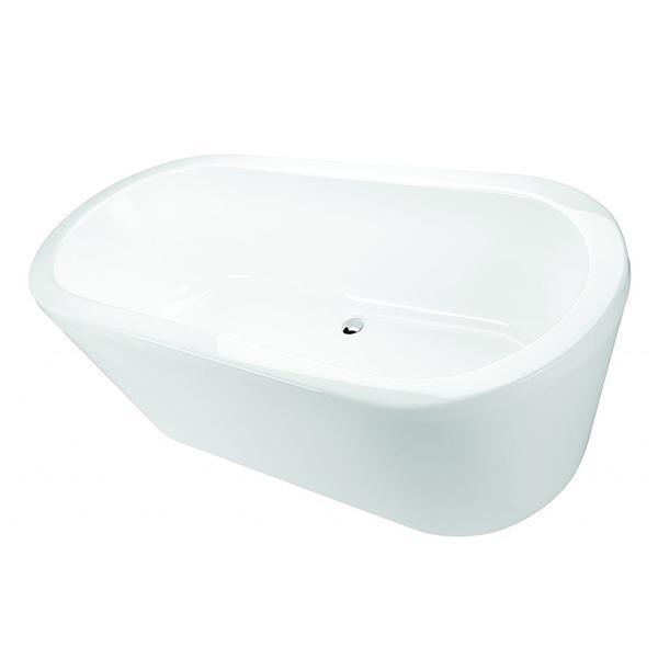 Decina Cool Freestanding Bath 1790 White - Burdens Plumbing