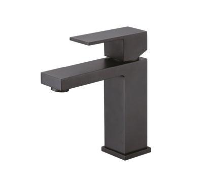 Ect Acqua Basin Mixer Matte Black Wt 8106Bk - Burdens Plumbing