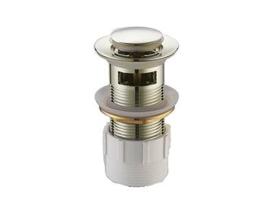 Ect Pop Up Waste 32mm No Overflow Brushed Nickel Wbplug 32mm Bn - Burdens Plumbing