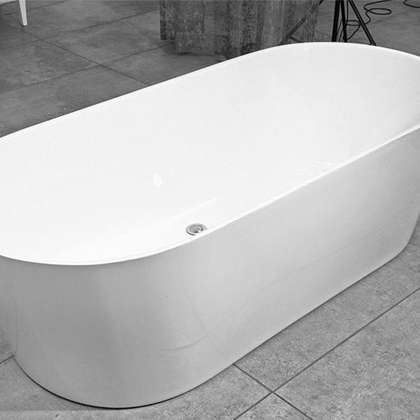 Elinea 1780 Freestanding Bath - White(Decina P#:En1780S) - Burdens Plumbing