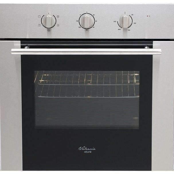 Euro Valencia 60Cm Elect F/F 4 Funct Oven S/Steel Ep6004Sx - Burdens Plumbing