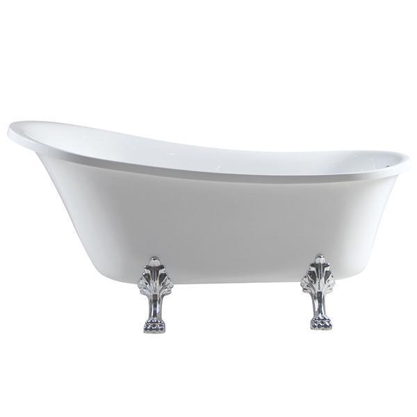 Fienza Claw Foot Bath - Chrome Feet - Burdens Plumbing