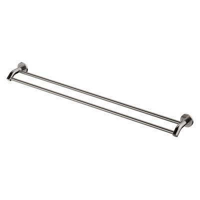 Fienza Kaya Double Towel Rail 900mm Brushed Nickel - Burdens Plumbing