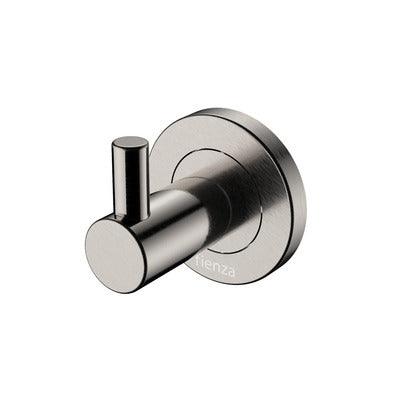 Fienza Kaya Single Robe Hook Brushed Nickel - Burdens Plumbing