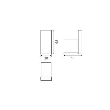 Fienza Koko Robe Hook Chrome - Burdens Plumbing