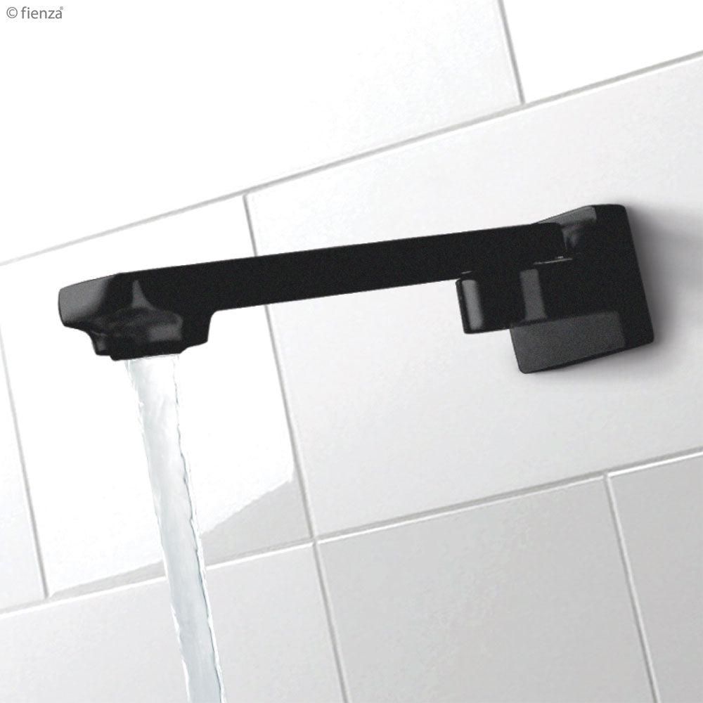 Fienza Koko Swivel Bath Outlet - Matte Black - Burdens Plumbing