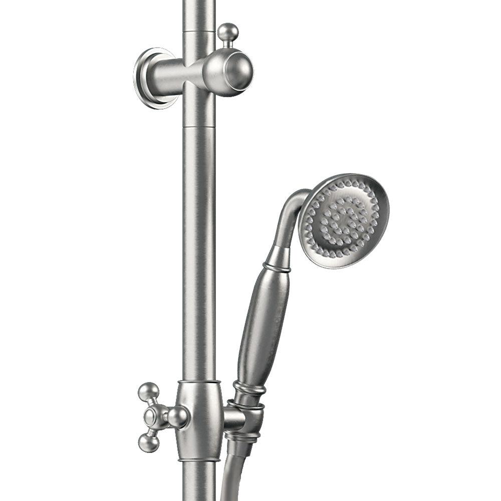 Fienza Lillian Multifunction Rail Shower - Brushed Nickel - Burdens Plumbing
