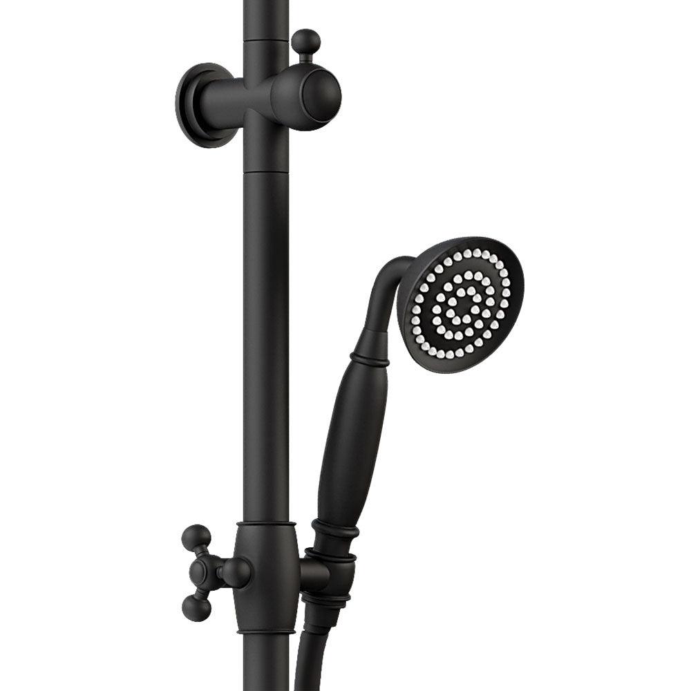 Fienza Lillian Multifunction Rail Shower - Matte Black - Burdens Plumbing