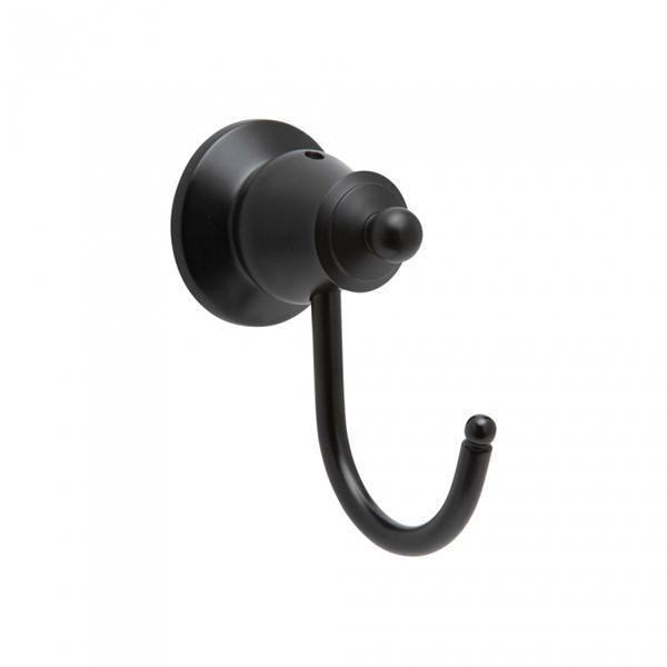 Fienza Lillian Robe Hook - Matte Black - Burdens Plumbing