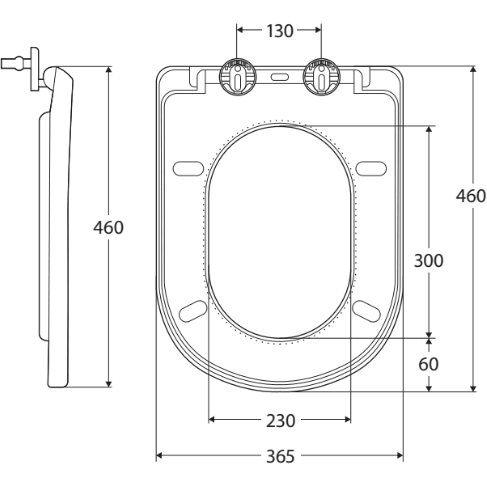 Fienza Luciana Toilet Seat - Burdens Plumbing
