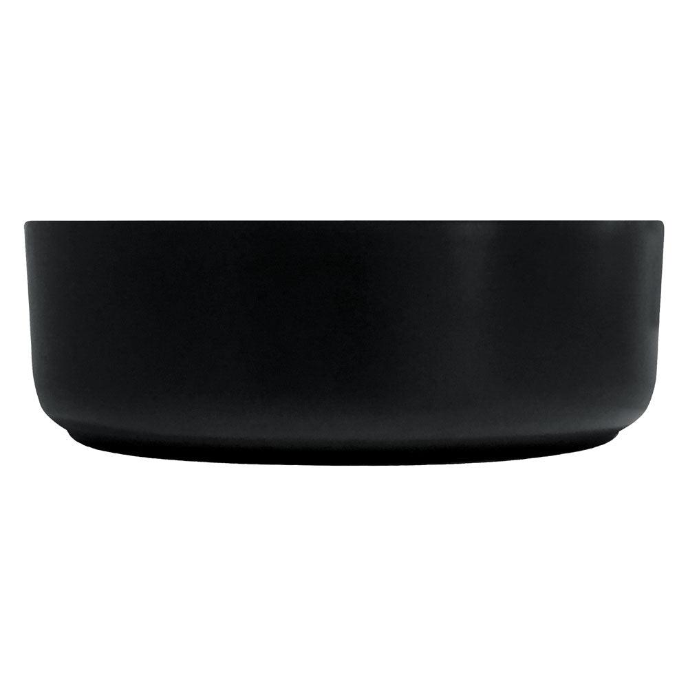 Fienza Reba Ceramic Above Counter Basin - Matte Black - Burdens Plumbing