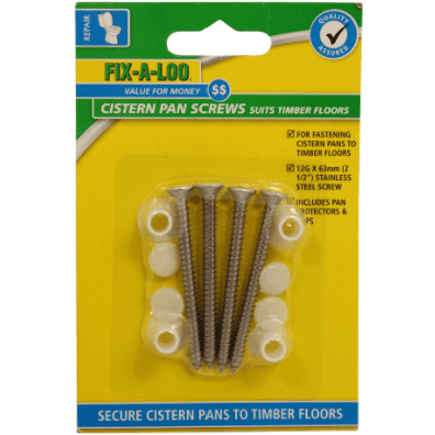 Fix-A-Loo Pan Screws For Timber Floors - Burdens Plumbing