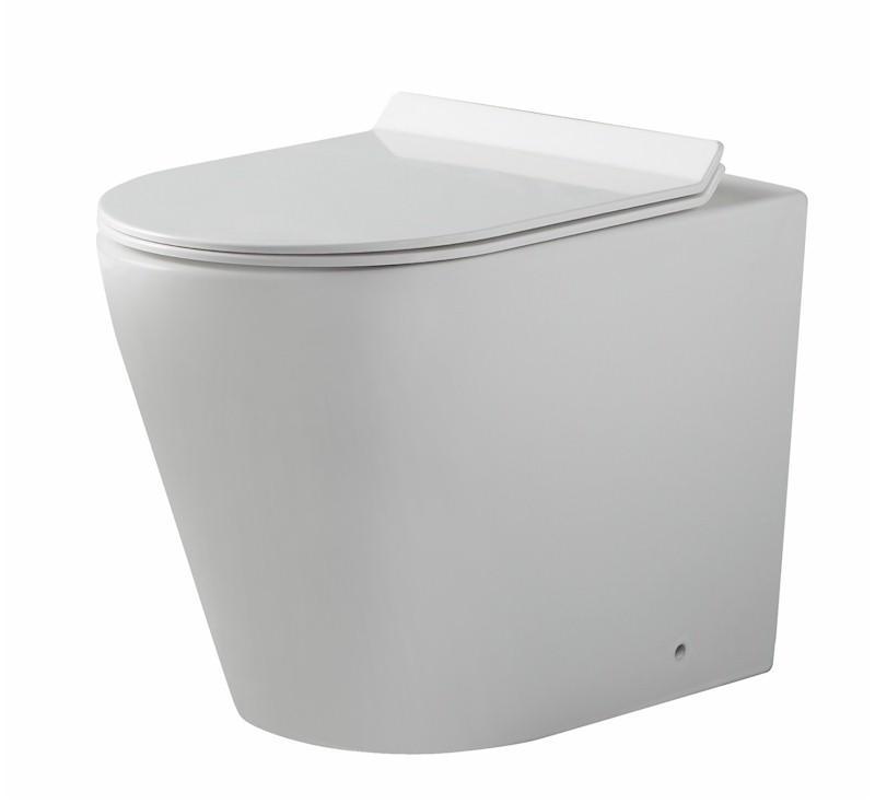 Flay Rimless Nanoglaze Back To Wall Pan - Burdens Plumbing