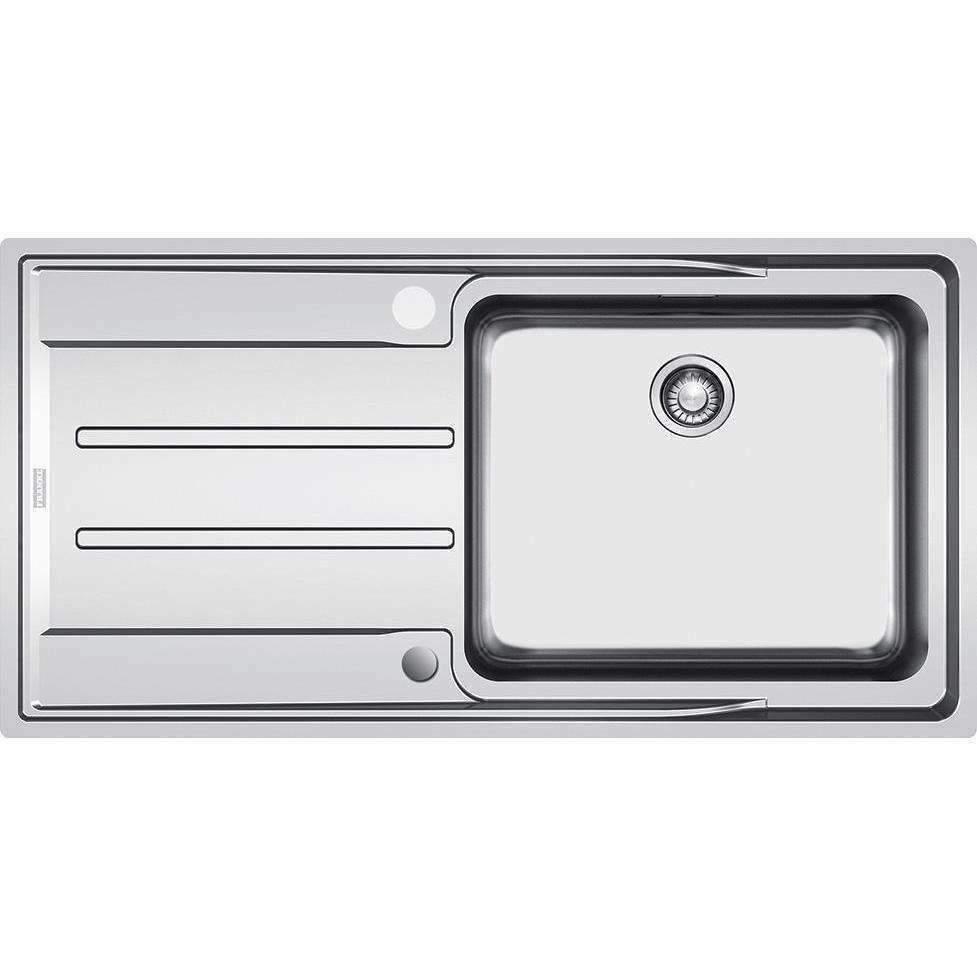 Franke Aton Double Bowl Sink Right Hand Drainer 1Th Anx221Rhd: Ex-Display - Burdens Plumbing