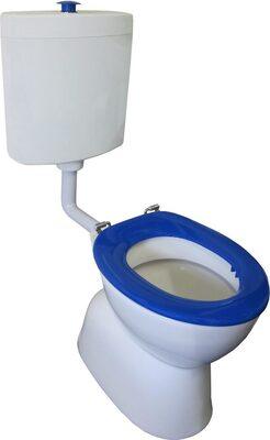 Gemini Select Assist Care Suite Plastic Inc Chrome Button & Blue Seat J2031 - Burdens Plumbing