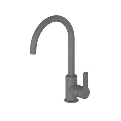 Greens Astro II Gooseneck Sink Mixer Gun Metal 25428391 - Burdens Plumbing