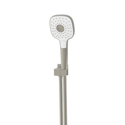 Greens Corban Handshower With Wall Outlet Bracket & Hose Brushed Nickel 9019301 - Burdens Plumbing