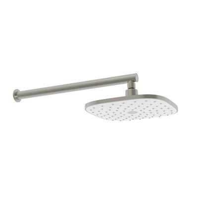 Greens Corban Wall Shower 380mm Arm Brushed Nickel 1930011 - Burdens Plumbing
