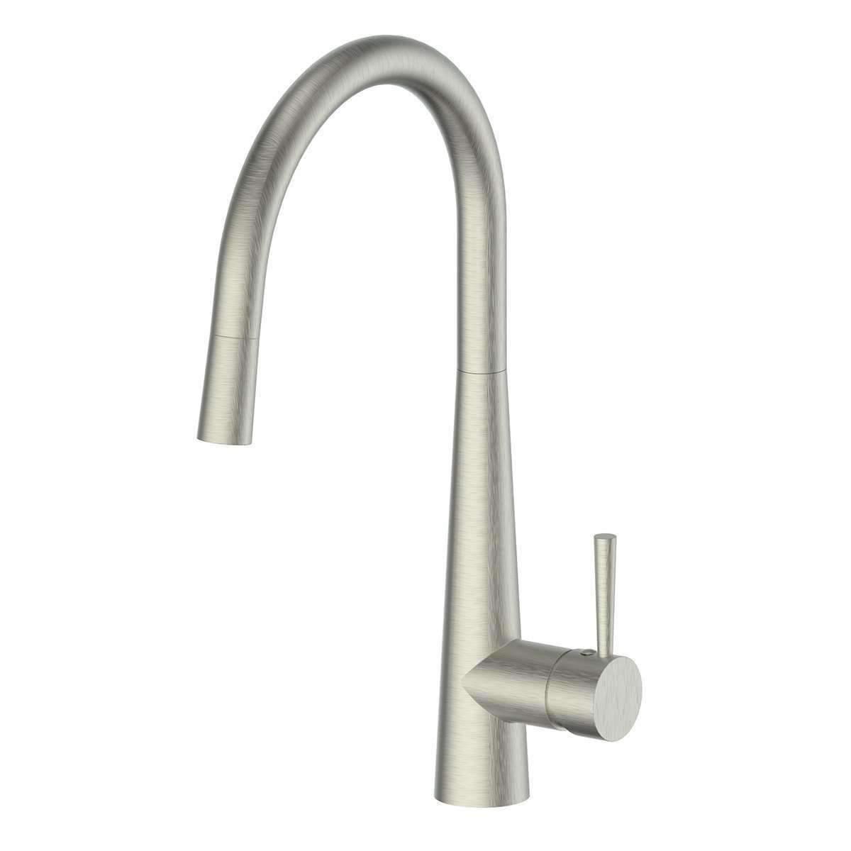 Greens Galiano Pull Down Sink Mixer Brushed Nickel 17520311 - Burdens Plumbing