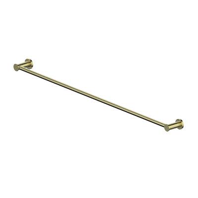 Greens Gisele Single Towel Rail Brushed Brass - Burdens Plumbing