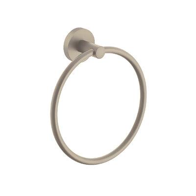 Greens Zola Towel Ring Brushed Nickel - Burdens Plumbing
